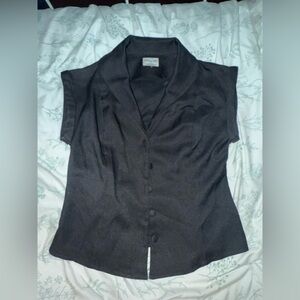 Banned Apparel Size L Black Button Up Blouse